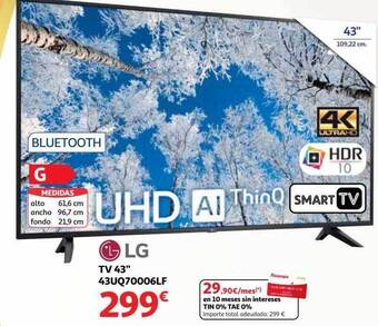 Alcampo Tv 43 oferta