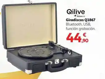 Alcampo Qilive giradiscos q1867 oferta