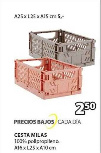 JYSK Cesta milas oferta