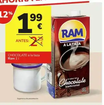 Consum Chocolate a la taza ram oferta