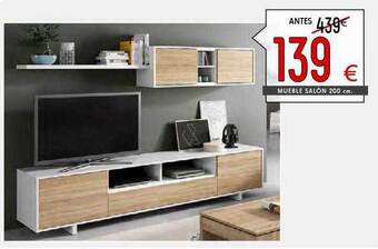Atrapamuebles Mueble salón 200 cm oferta