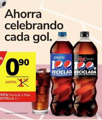 Consum Pepsi normal o max oferta