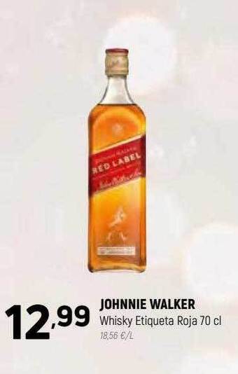 Coviran Johnnie walker whisky etiqueta roja oferta