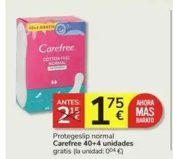 Consum Protegeslip normal carefree oferta