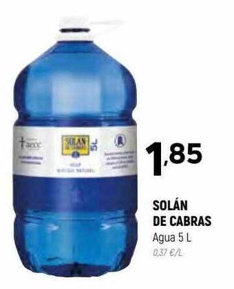 Coviran Solán de cabras agua oferta
