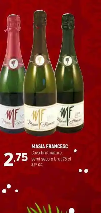 Coviran Masaia francesc cava brut nature, semi seco o brut oferta