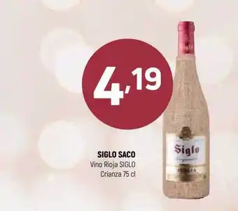Coviran Siglo saco vino rioja siglo crianza oferta
