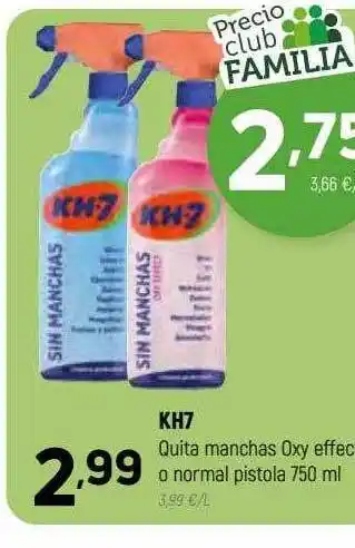 Coviran Kh7 quita manchas oxy effect o normal pistola oferta