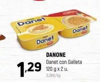 Coviran Danone danet con galleta oferta