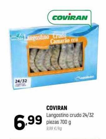 Coviran Coviran langostino crudo 24 32 piezas oferta