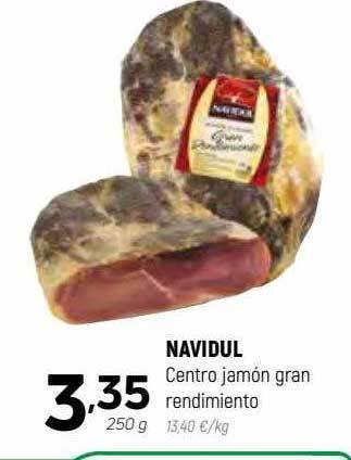 Coviran Navidul centro jamón gran rendimiento oferta