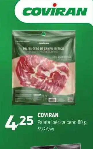 Coviran Coviran paleta ibérica cebo oferta