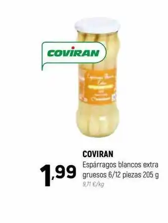 Coviran Coviran espárragos blancos extra gruesos 6 12 piezas oferta