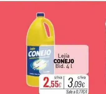 Cuevas Cash Lejía conejo oferta