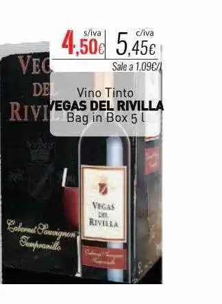Cuevas Cash Vino tinto vegas del rivilla oferta
