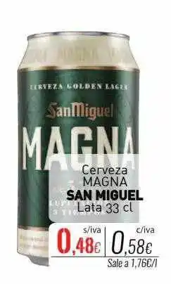 Cuevas Cash Cerveza magna san miguel oferta