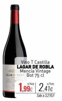 Cuevas Cash Vino t castilla lagar de robla mencia vintage oferta
