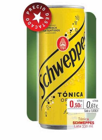 Cuevas Cash Tónica schweppes oferta