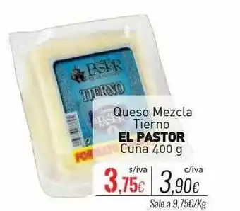 Cuevas Cash Queso mezcla tierno el pastor oferta