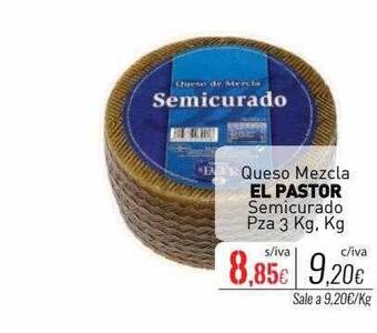 Cuevas Cash Queso mezcla el pastor semicurado oferta