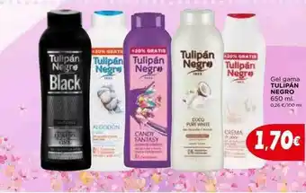 Supermercados Piedra Gel gama tulipán negro oferta