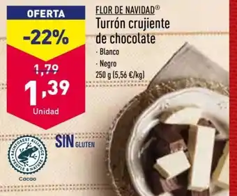 ALDI Turrón crujiente oferta