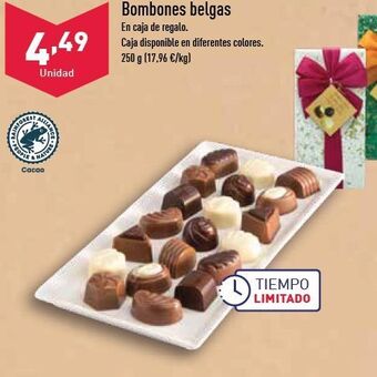 ALDI Bombones belgas oferta