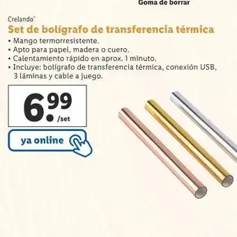 Lidl Set de bolígrafo oferta