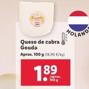 Lidl Queso de cabra oferta