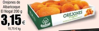 FROIZ Orejones De Albaricoque El Nogal 200 g oferta