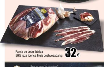 FROIZ Paleta De Cebo Iberica 50% Raza Iberica Froiz oferta