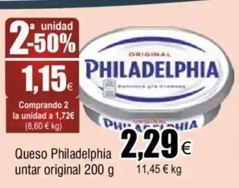 FROIZ Queso Philadelphia Untar Original 200 g oferta