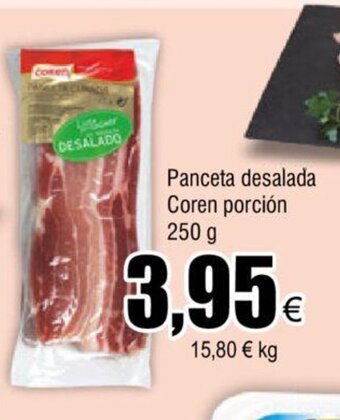 FROIZ Panceta Desalada Coren Porcion oferta