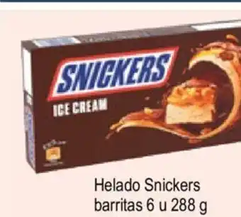 FROIZ Helado Snickers Barritas 6 u 288 g oferta