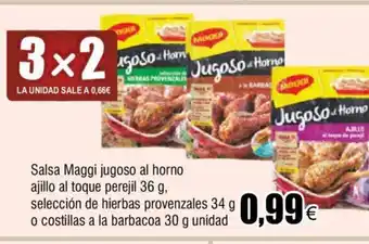 FROIZ Salsa Maggi Jugoso Al Horno Ajillo Al Toque Parejil 36 g oferta