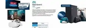 Movistar Beat saber mil resident evil beat saber incluido hasta 31/12/2022 pri meta quest 2 pvpr 399€ dies novedad of 23 oferta
