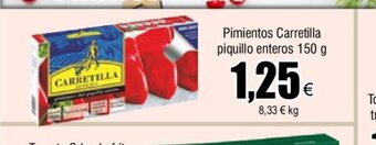 FROIZ Pimientos Carretilla Piquillo Enteros 150 g oferta