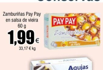 FROIZ Zamburinas Pay Pay En Salsa De Vieira 60 g oferta