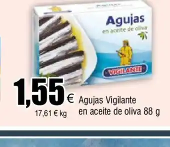 FROIZ Agujas VigilanteEn Aceite De Oliva 88 g oferta