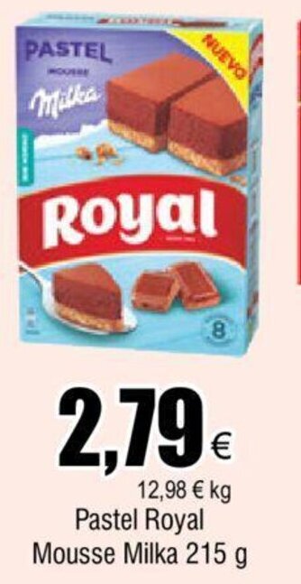 FROIZ Pastel Royal Mousse Milka 215 g oferta
