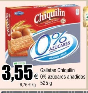 FROIZ Galletas Chiquilin 0% Azucares Anadidos 525 g oferta