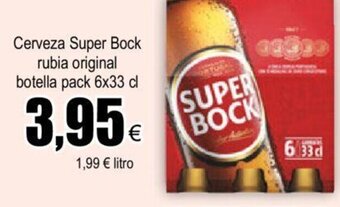 FROIZ Cerveza Super Bock Rubia Original Botella Pack 6x33 cl oferta