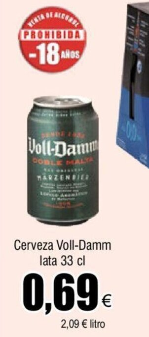 FROIZ Cerveza Voll-Damm oferta