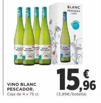 Supercor Vino blanc pescador oferta