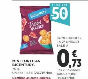 Supercor 2a unidad -50% mini tortitas bicentury oferta