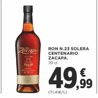 Supercor Ron n.23 solera centenario zacapa oferta