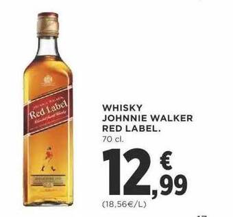 Supercor Whisky johnnie walker red label oferta