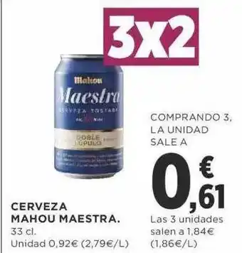 Supercor Cerveza mahou maestra oferta