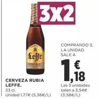 Supercor Cerveza rubia leffe oferta
