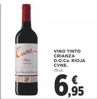 Supercor Vino tinto crianza d.o.ca. rioja cvne oferta